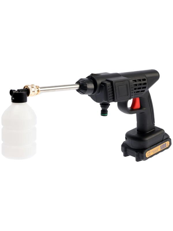 Мойка высокого давления аккумуляторная ТУНДРА, Li-ion 20 В, 2 Ач, 28 бар, шланг 3 м