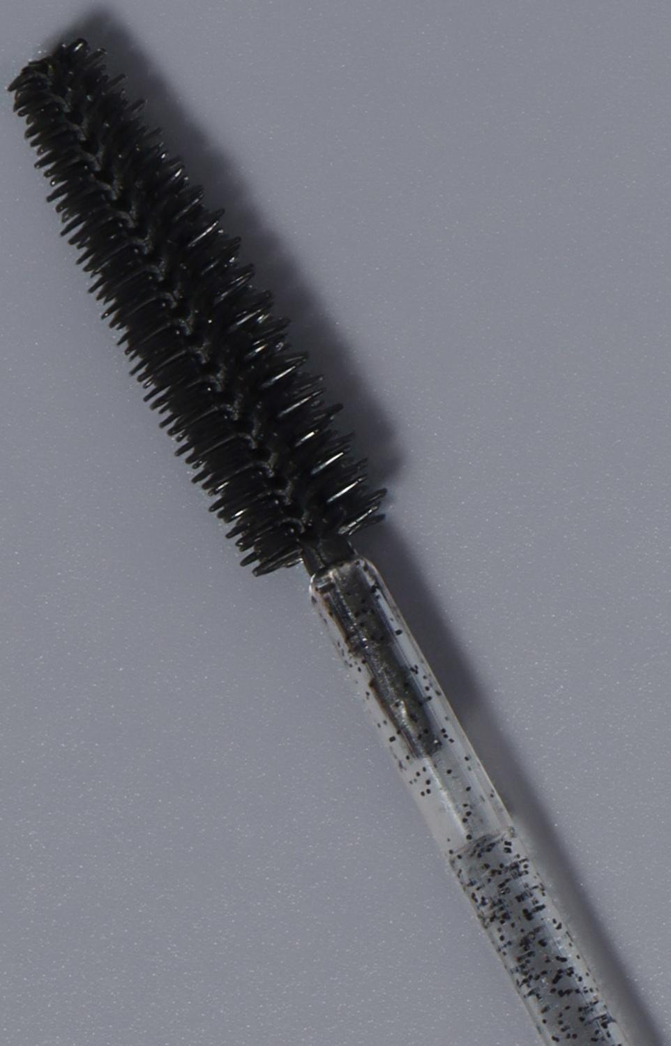 Щёточки для бровей и ресниц, силиконовые, набор - 10 шт, 10,5 см, цвет чёрный/прозрачный