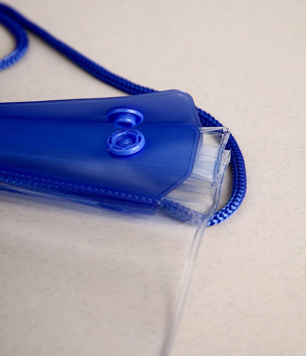 Чехол туристический, водонепроницаемый, набор - 2 шт, 21 х 12 см, синий