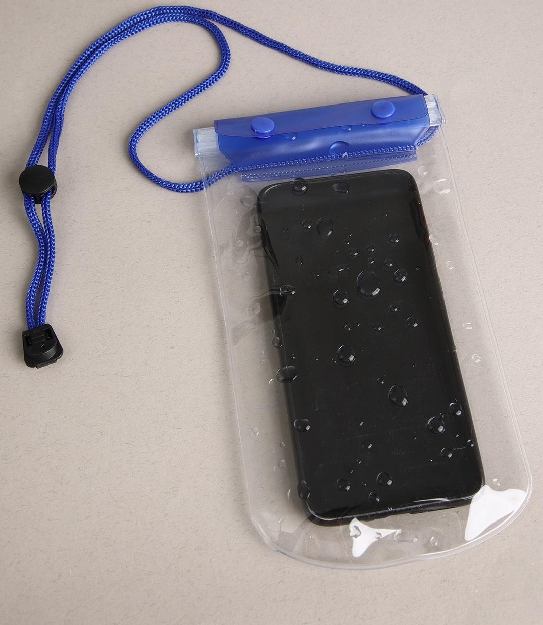 Чехол туристический, водонепроницаемый, набор - 2 шт, 21 х 12 см, синий