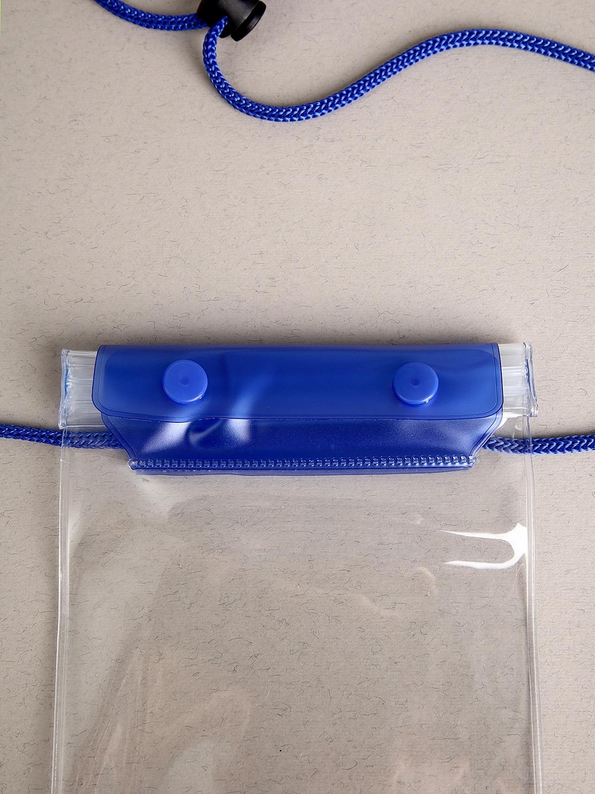 Чехол туристический, водонепроницаемый, набор - 2 шт, 21 х 12 см, синий