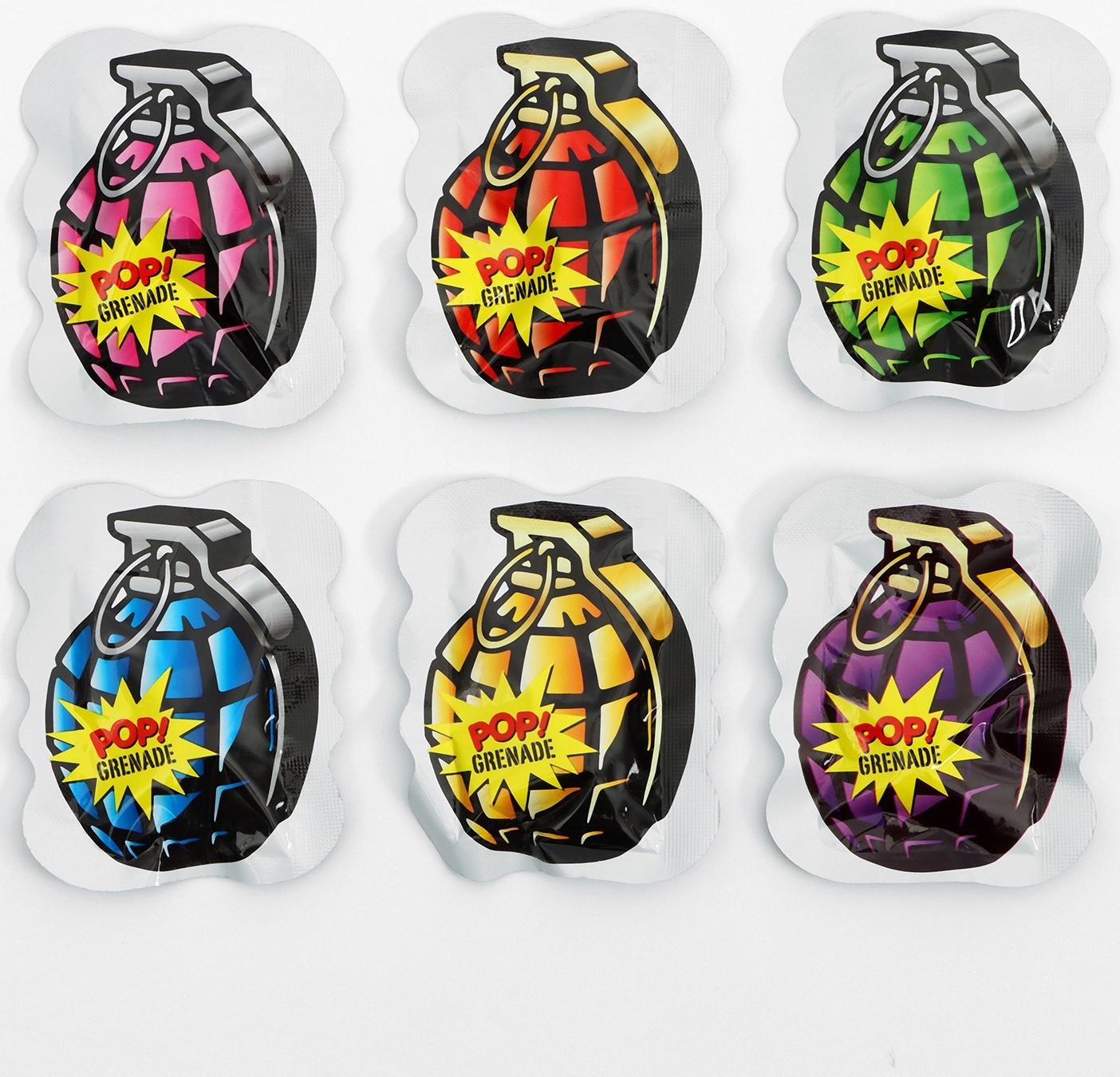 Граната - хлопушка, имитирующая звук, набор - 50 шт