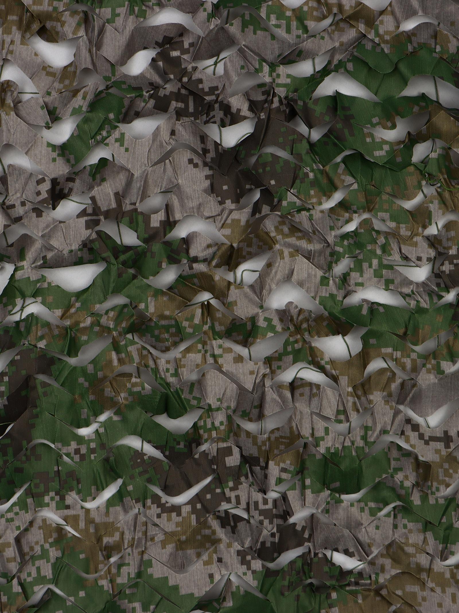 Маскировочная сеть 3 х 4 м, двухслойная, песочно-зеленая, с завязками