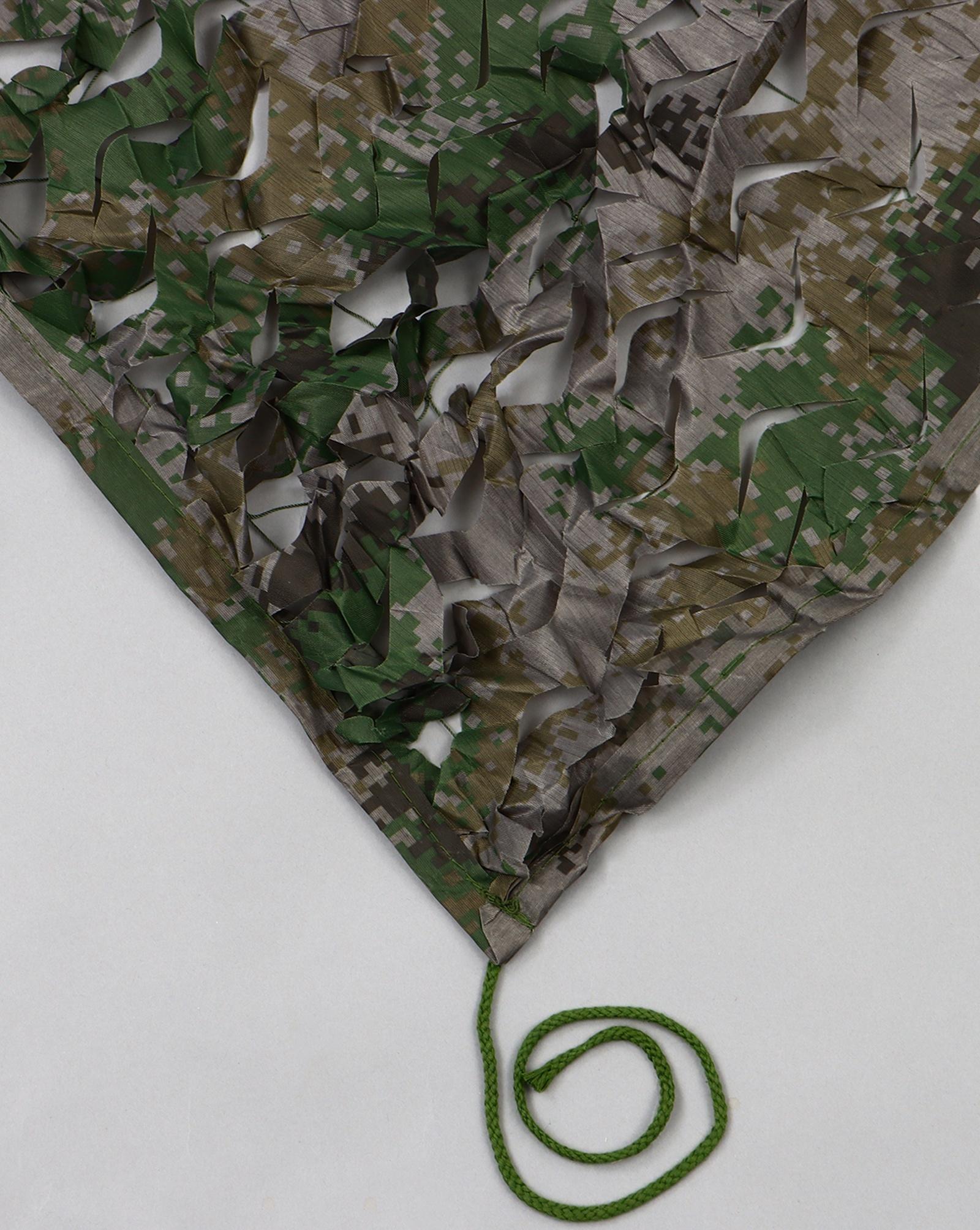 Маскировочная сеть 3 х 4 м, двухслойная, песочно-зеленая, с завязками