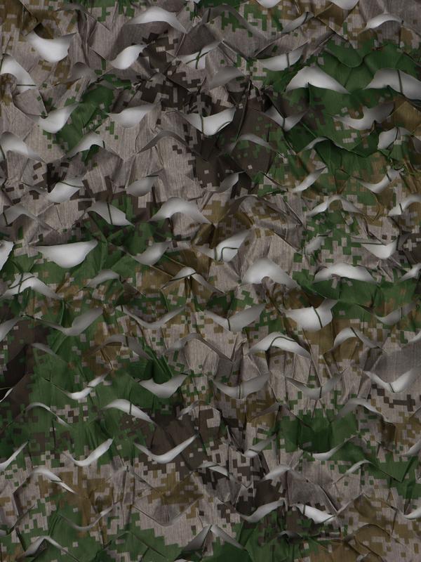 Маскировочная сеть 3 х 4 м, двухслойная, песочно-зеленая, с завязками