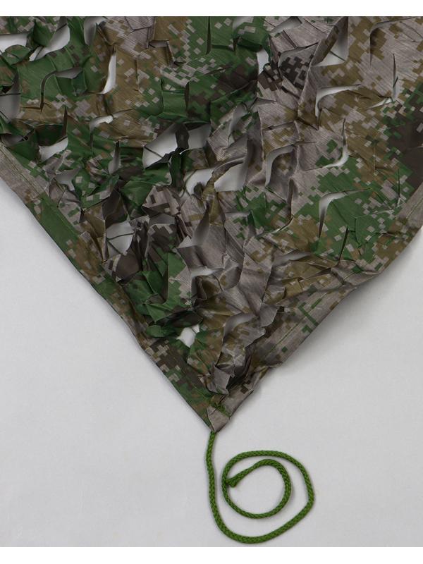 Маскировочная сеть 3 х 4 м, двухслойная, песочно-зеленая, с завязками