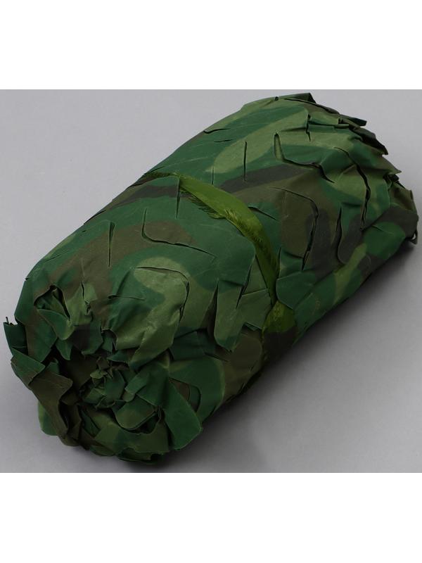 Маскировочная сеть 3 х 6 м, одинарная, светло-зеленый, коричневый