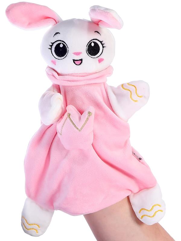 Мягкая игрушка - комфортер «Зайчик», розовый