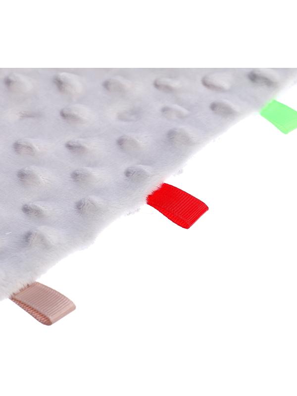 Мягкая игрушка - комфортер с прорезывателем, серый