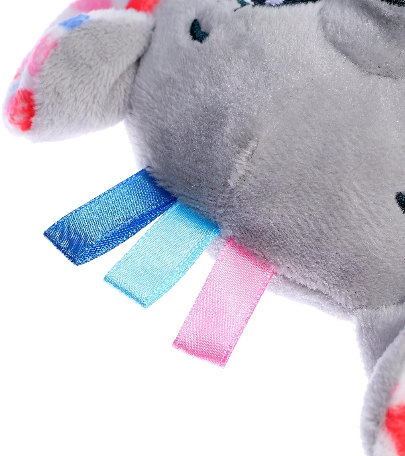 Мягкая игрушка - комфортер «Слоник», серый