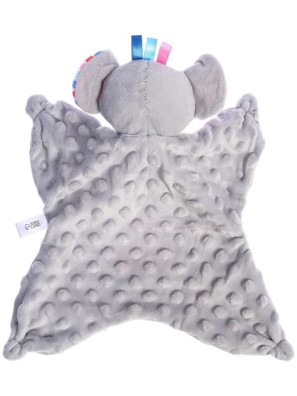 Мягкая игрушка - комфортер «Слоник», серый