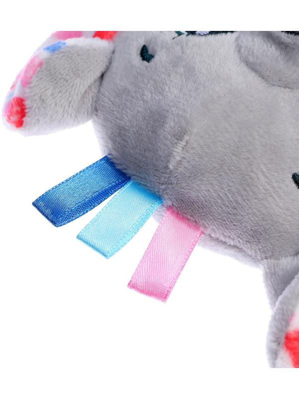 Мягкая игрушка - комфортер «Слоник», серый