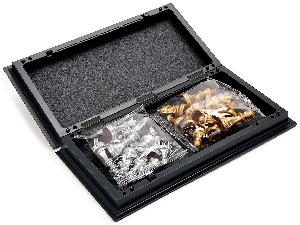 Шахматы магнитные 25 х 25 см, король h-5 см, пешка h-2.5 см