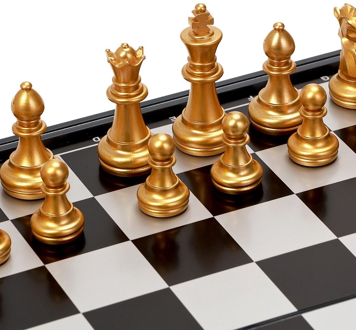 Шахматы магнитные 25 х 25 см, король h-5 см, пешка h-2.5 см