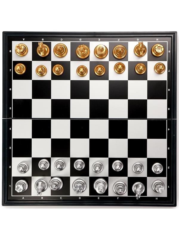 Шахматы магнитные 25 х 25 см, король h-5 см, пешка h-2.5 см
