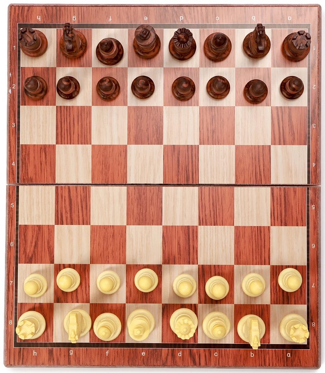 Шахматы 36 х 31 см, король h-7.2 см, пешка h-4 см