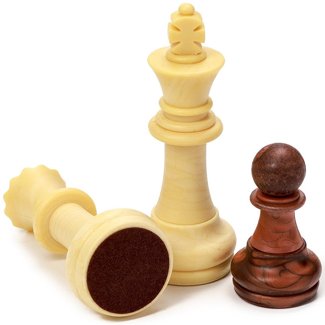 Шахматы 36 х 31 см, король h-7.2 см, пешка h-4 см