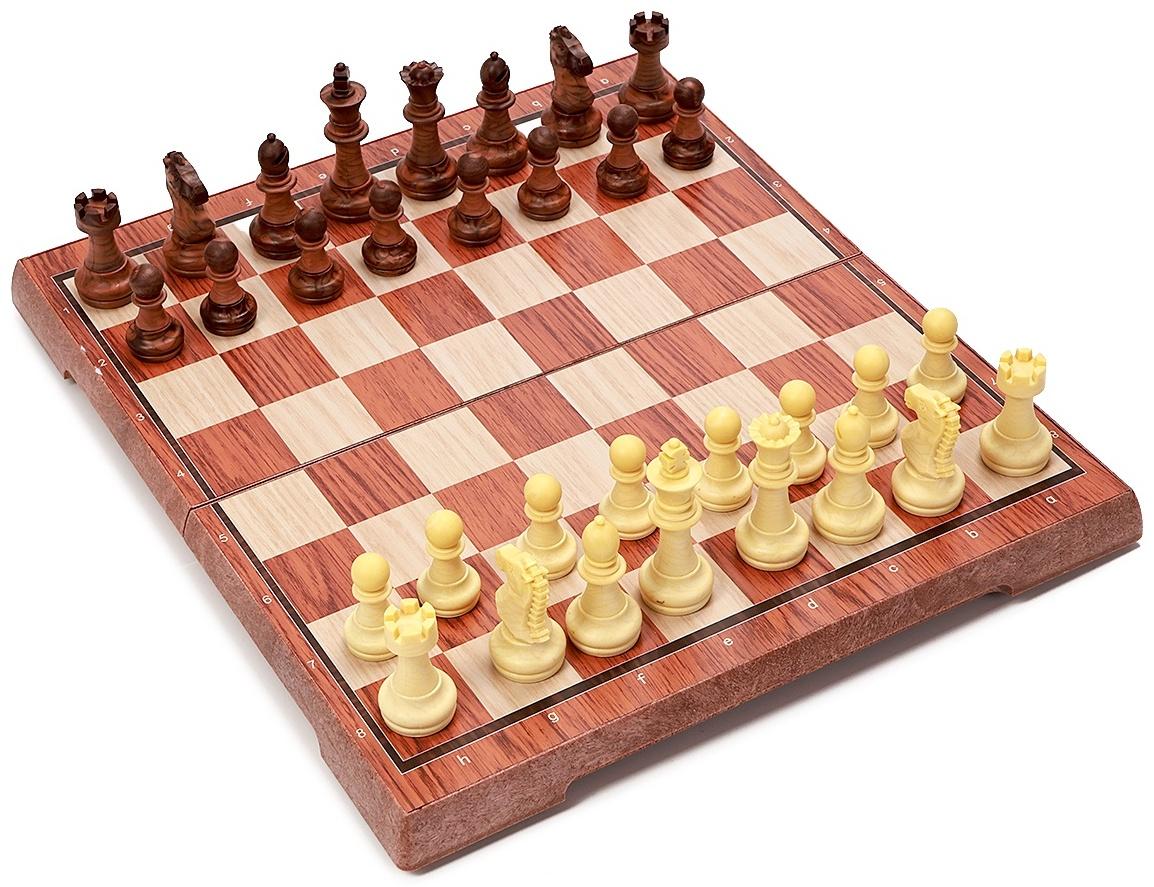 Шахматы 36 х 31 см, король h-7.2 см, пешка h-4 см