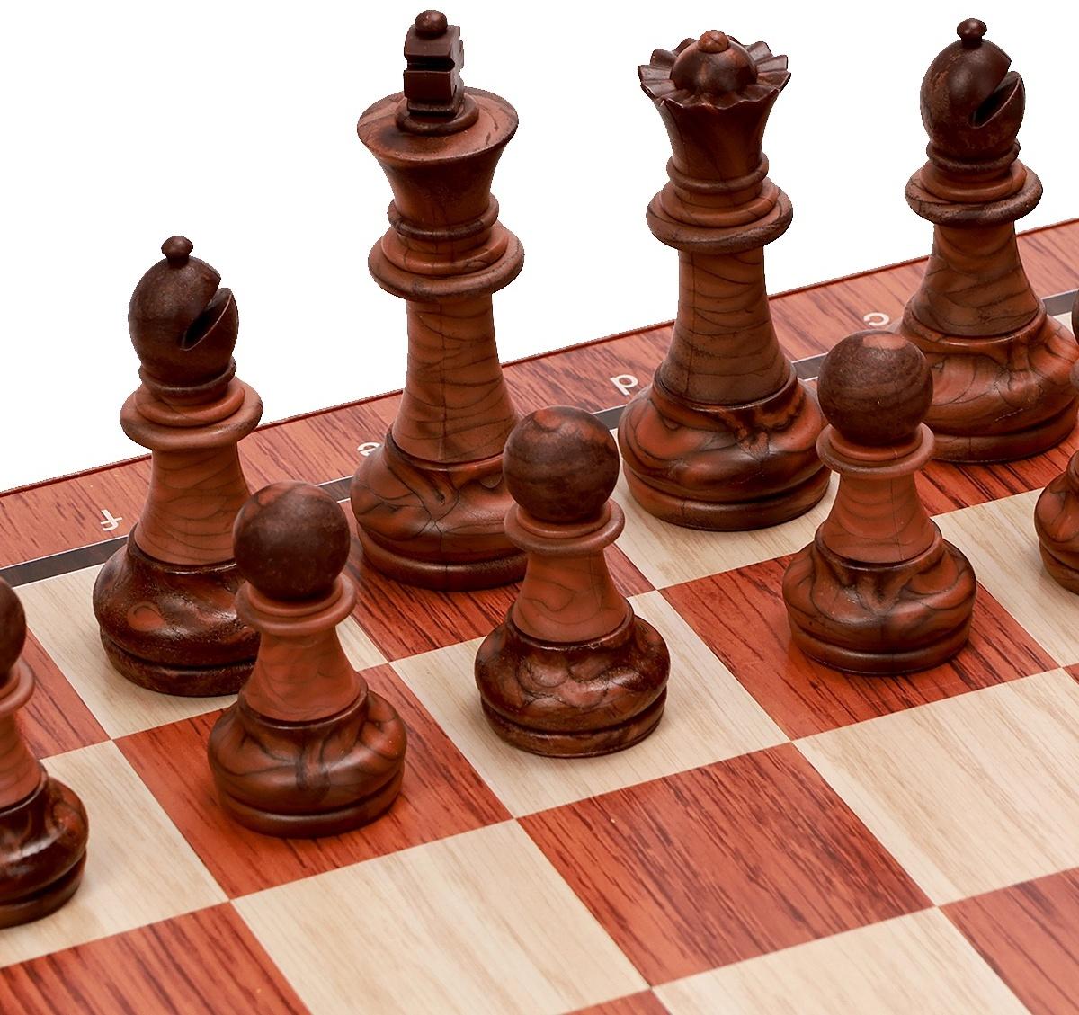 Шахматы 36 х 31 см, король h-7.2 см, пешка h-4 см