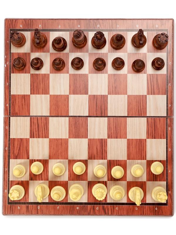 Шахматы 36 х 31 см, король h-7.2 см, пешка h-4 см
