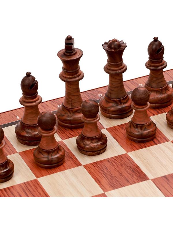 Шахматы 36 х 31 см, король h-7.2 см, пешка h-4 см