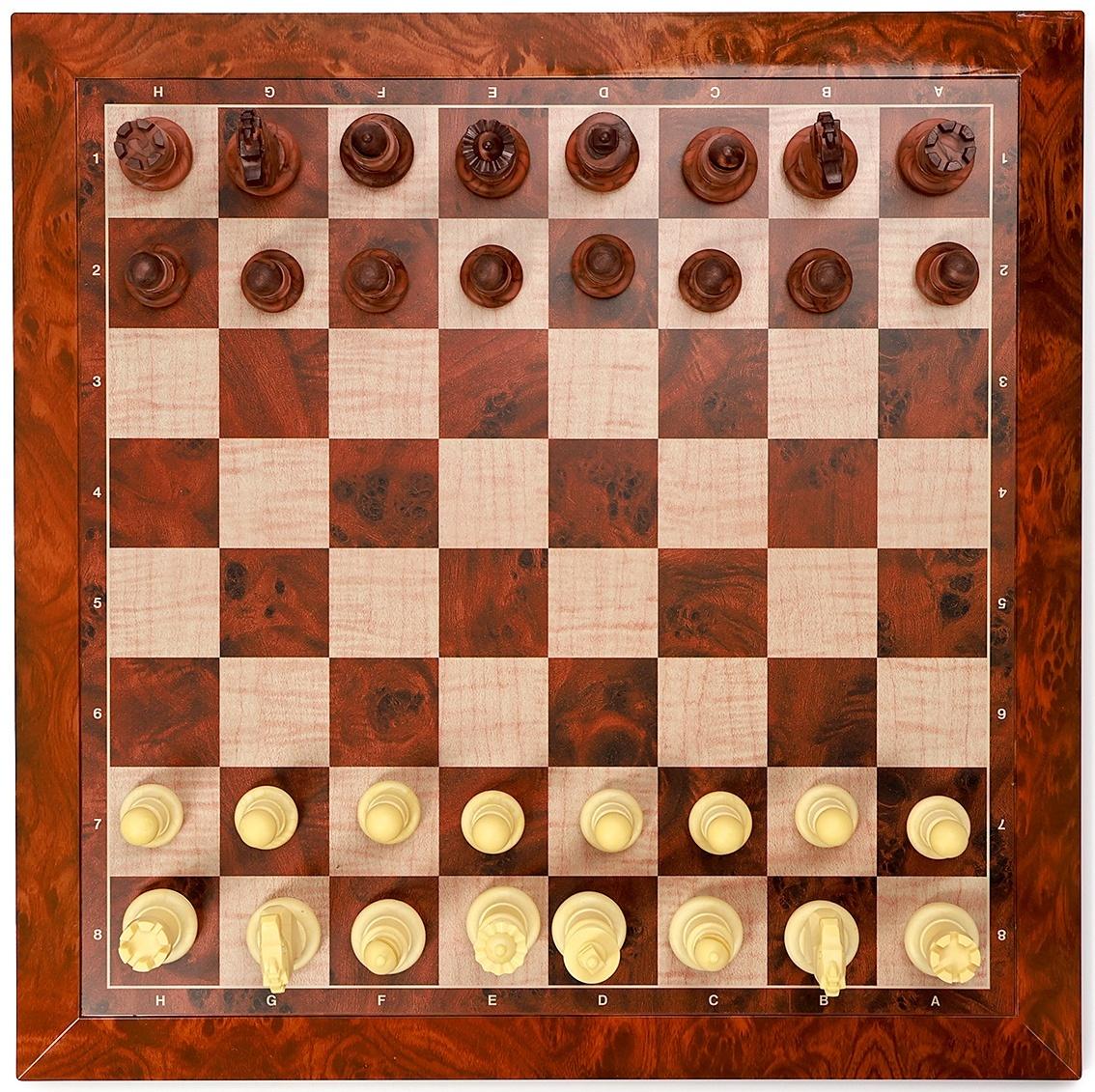 Шахматы магнитные 39 х 39 см, король h-7.2 см, пешка h-4 см