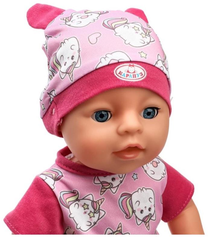 Кукла - пупс интерактивная для девочки «Анечка» 35 см, пьёт, писает, закрывает глазки, 4 аксессуара, 50 звуков
