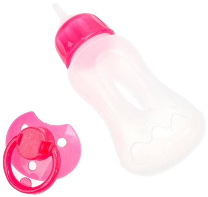 Кукла - пупс интерактивная для девочки «Анечка» 35 см, пьёт, писает, закрывает глазки, 4 аксессуара, 50 звуков