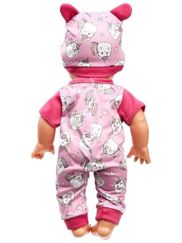 Кукла - пупс интерактивная для девочки «Анечка» 35 см, пьёт, писает, закрывает глазки, 4 аксессуара, 50 звуков