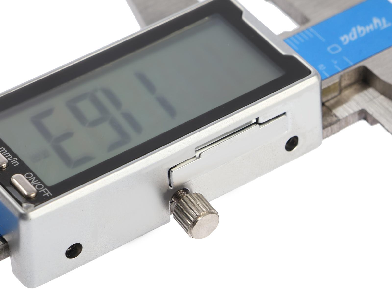 Штангенциркуль электронный ТУНДРА ПРОФИ, металлический, с глубиномером, 150 мм