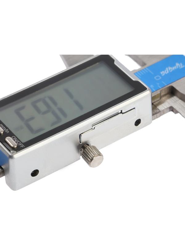 Штангенциркуль электронный ТУНДРА ПРОФИ, металлический, с глубиномером, 150 мм