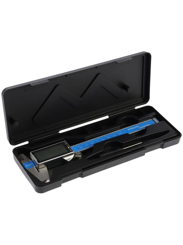 Штангенциркуль электронный ТУНДРА ПРОФИ, металлический, с глубиномером, 150 мм