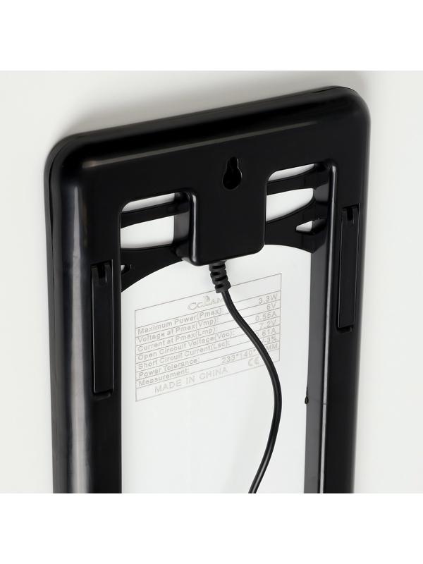 Солнечная панель для зарядки телефона и фонаря 3.3 Вт, 23 х 13.9 х 2 см, кабель 2.75 м