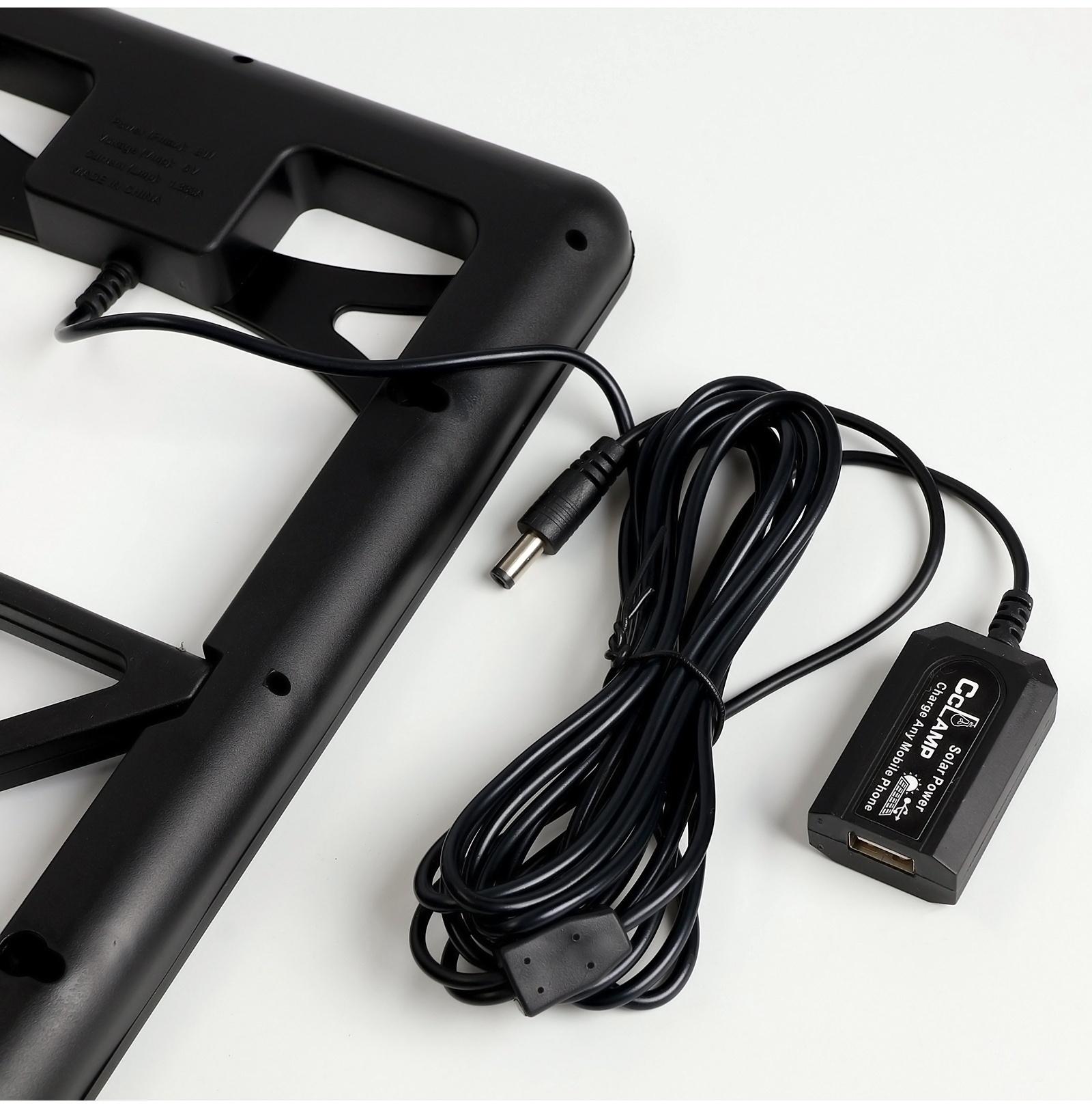 Солнечная панель для зарядки телефона и фонаря 8 Вт, 28 х 18,8 х 2 см