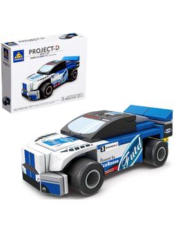 Конструктор блочный Гонка «Мощные моторы. Стрела», 57 деталей