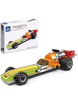 Конструктор блочный Гонка «Мощные моторы. Молния», 51 деталь