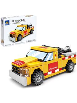 Конструктор блочный Гонка «Мощные моторы. Спасатель», 73 детали