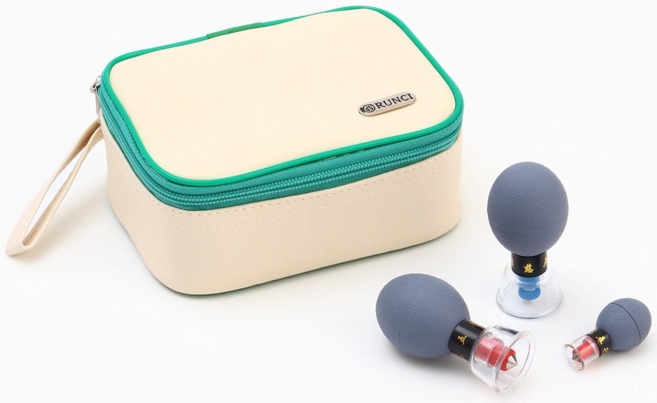 Набор вакуумных массажеров с магнитами 12 шт