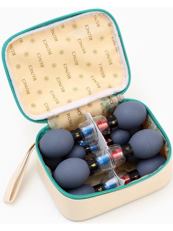 Набор вакуумных массажеров с магнитами 12 шт