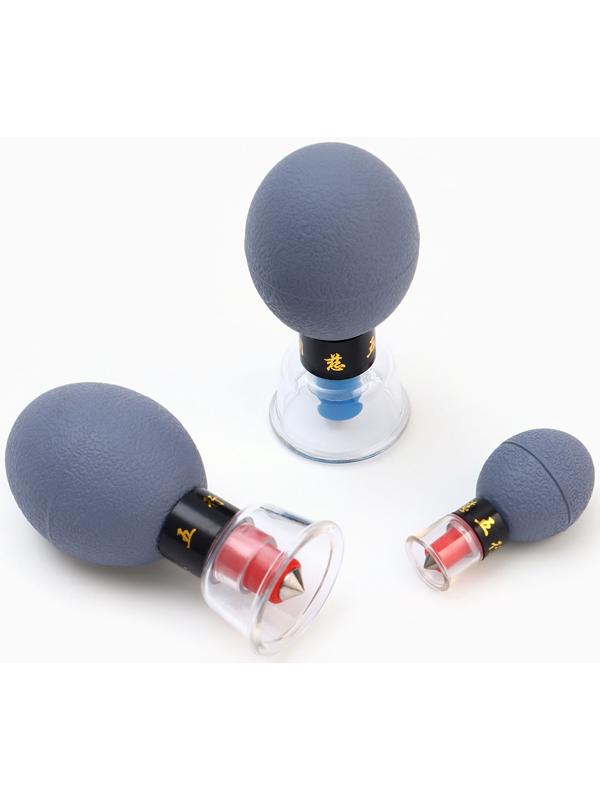 Набор вакуумных массажеров с магнитами 12 шт