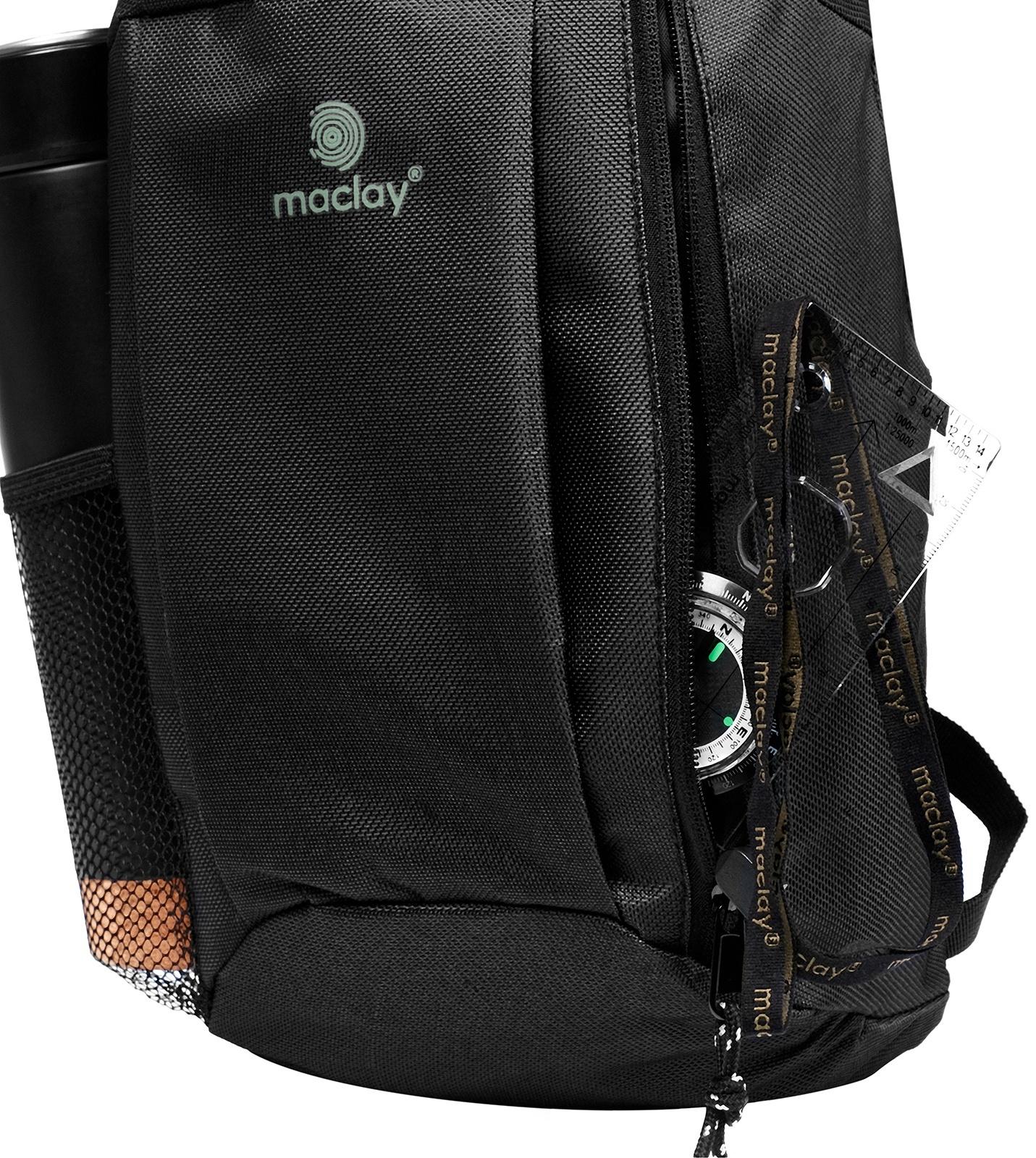 Рюкзак туристический Maclay, 10 литров, черный