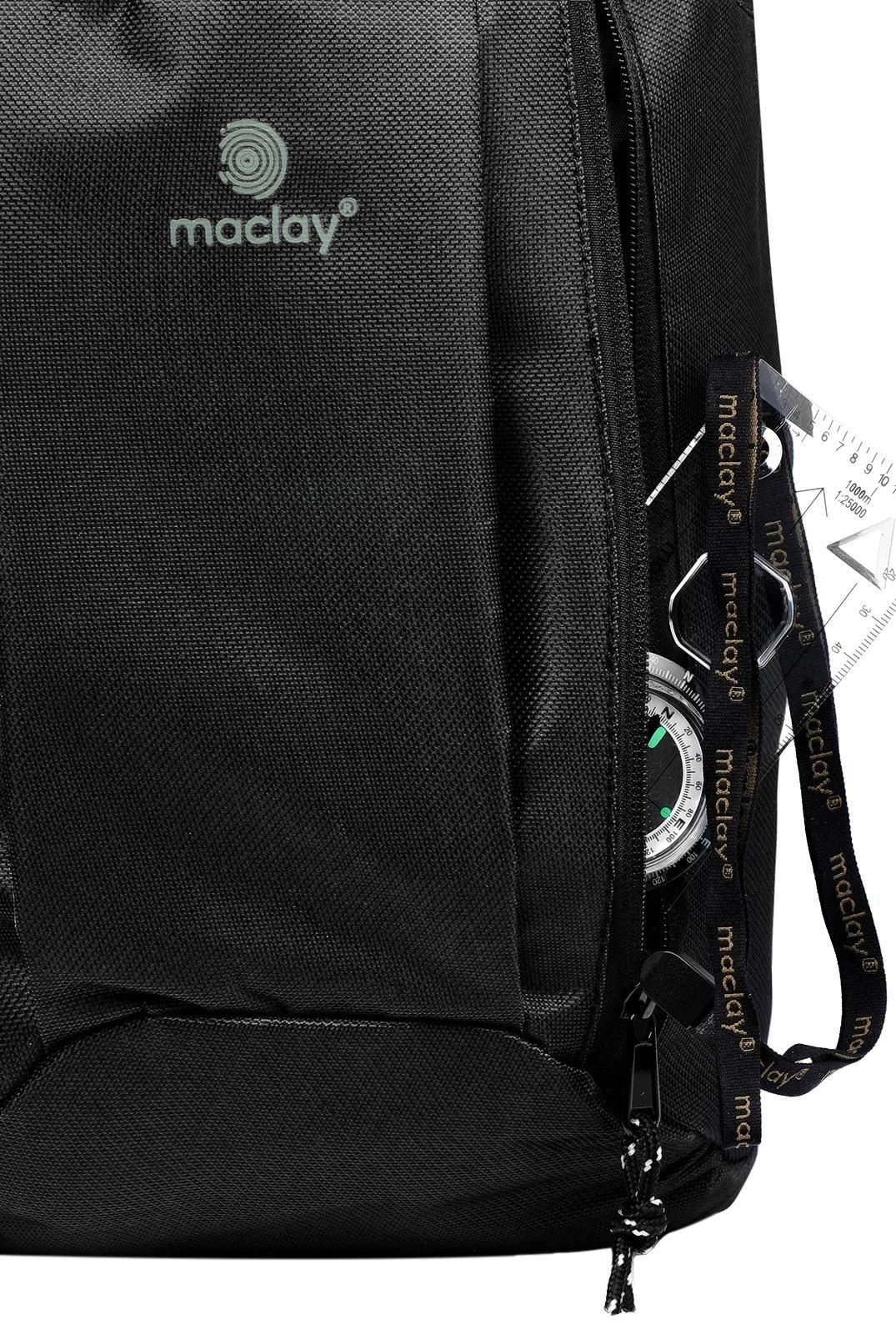 Рюкзак туристический Maclay, 10 литров, черный