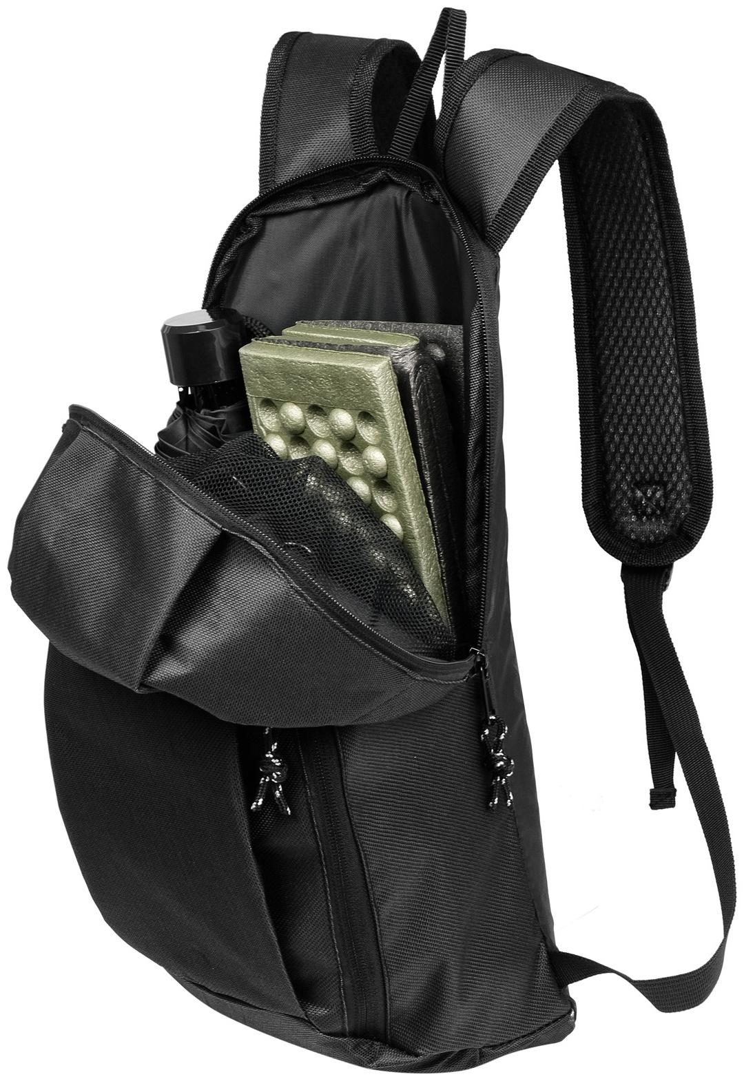 Рюкзак туристический Maclay, 10 литров, черный