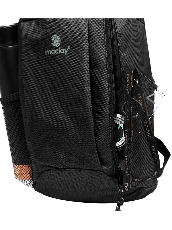 Рюкзак туристический Maclay, 10 литров, черный