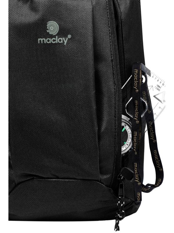 Рюкзак туристический Maclay, 10 литров, черный
