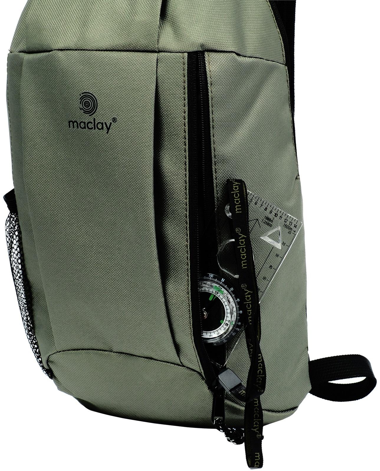 Рюкзак туристический Maclay, 10 литров, зелёный