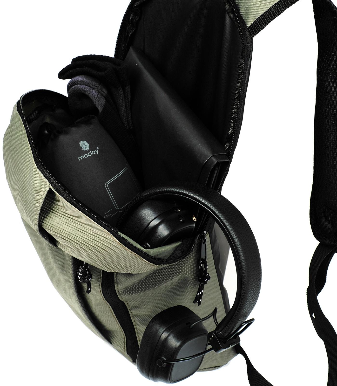 Рюкзак туристический Maclay, 10 литров, зелёный