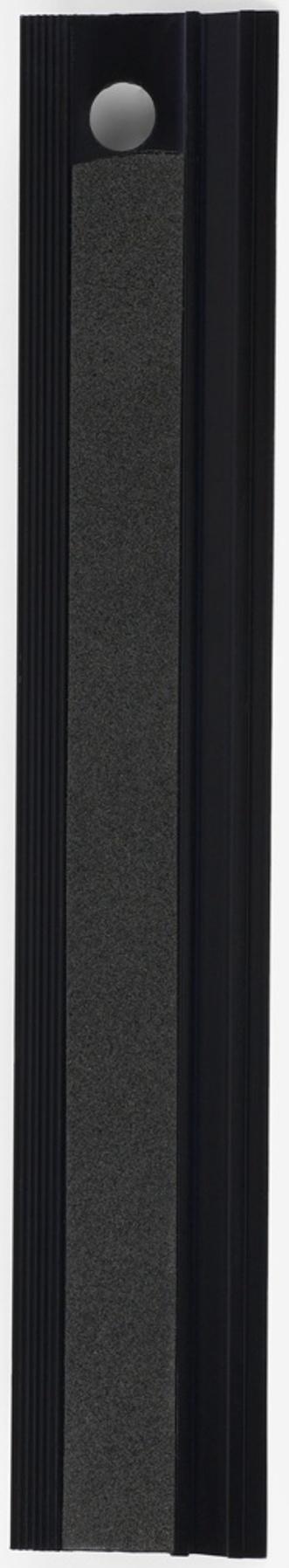 Линейка для кожи, противоскользящая, с упором, металлическая, 20 см, толщина 34 мм