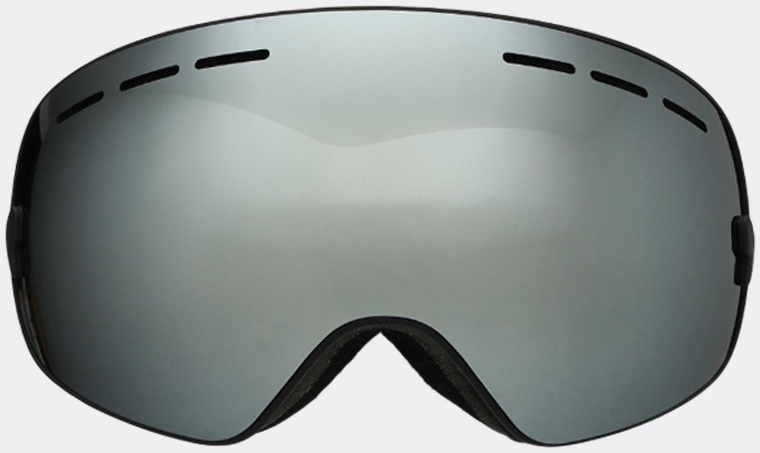 Очки спортивные, сноубордические, маска горнолыжная 19.7 × 17.3 × 9.6 см, переносица 2.4 см