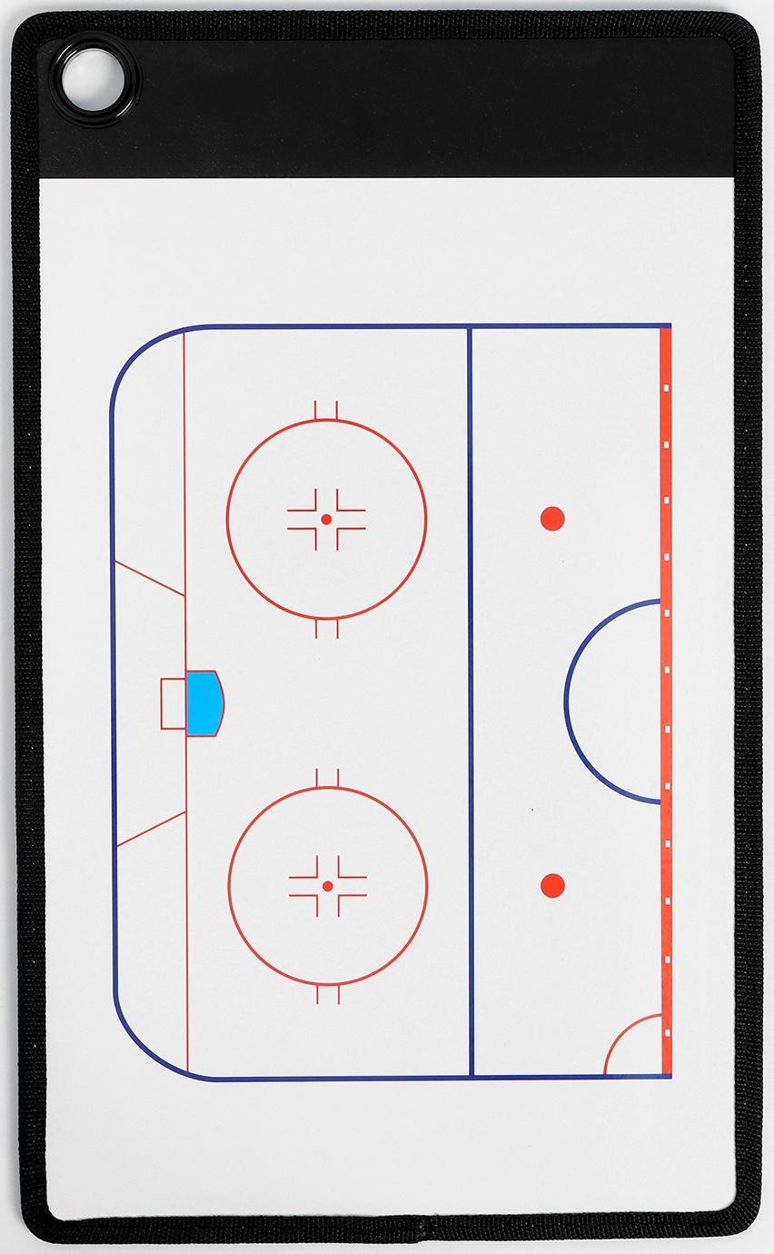 Тактическая двусторонняя магнитная доска для хоккея, 38 х 23 см